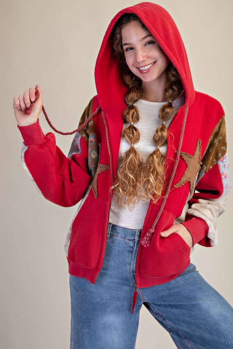 EASEL Red Star Patch Jacket