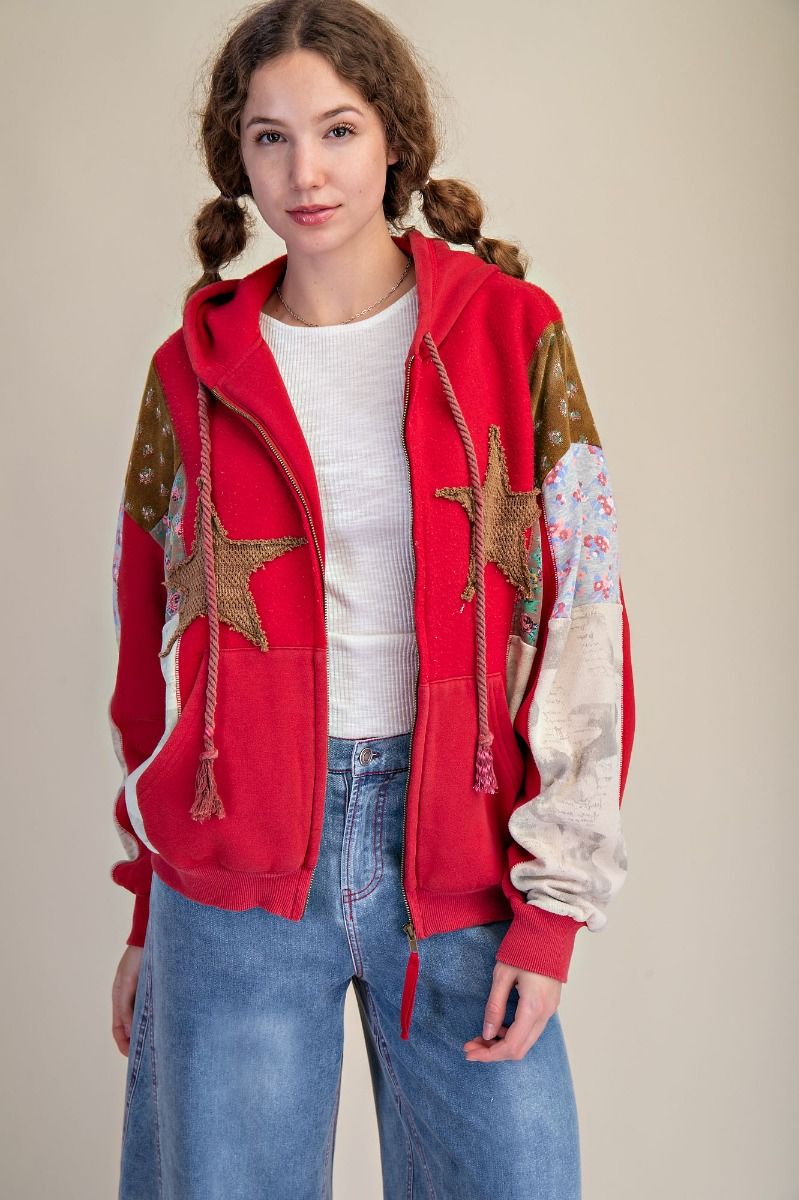EASEL Red Star Patch Jacket
