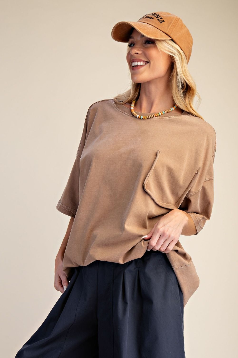 EASEL Cocoa Cotton Tee