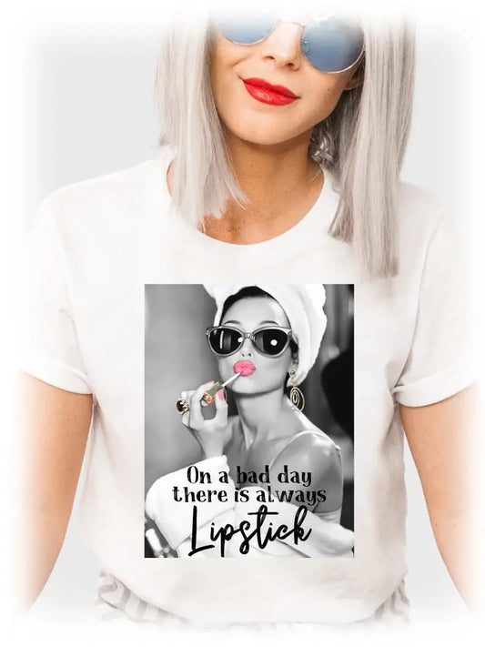 Lipstick Crystal T-Shirt