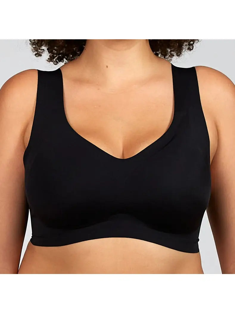 THE ONLY BRA - Black V-Neck Lift