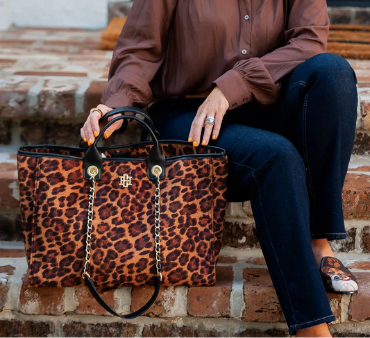 Melissa Tote Bag - Spotted Saddle