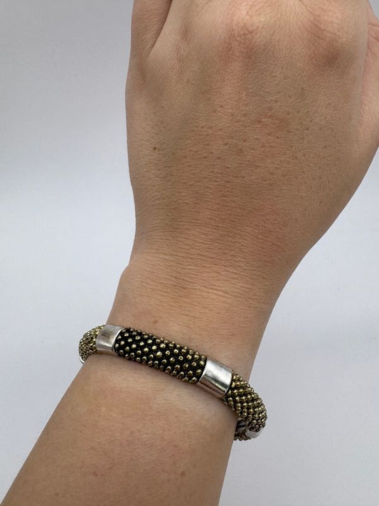 Mixed Metal Mini Bubble Bracelet