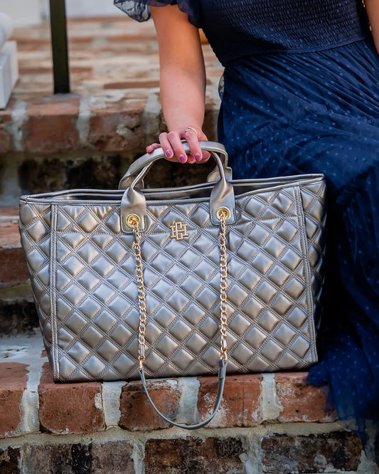 Melissa Tote Bag - Black Pearl DQ