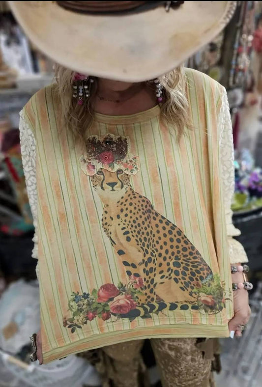 A Rare Bird Cheetah Shirt